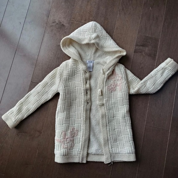 MISS MONA MOUSE Beige Fleece Lined Knit Hoodie - Picture 3 of 3